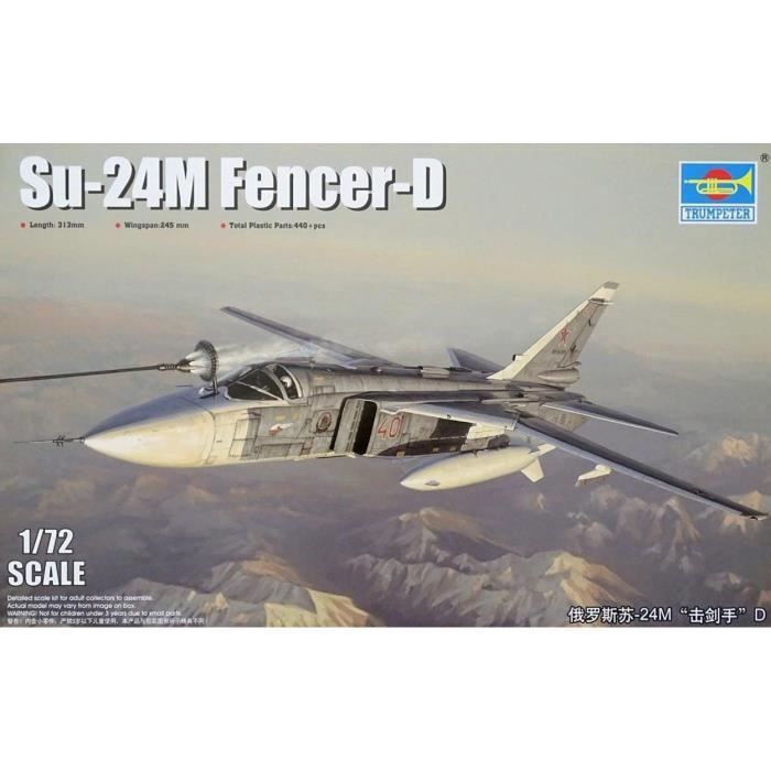 Maquette avion : Sukhoi 24M Fencer-D aille Unique Coloris Unique