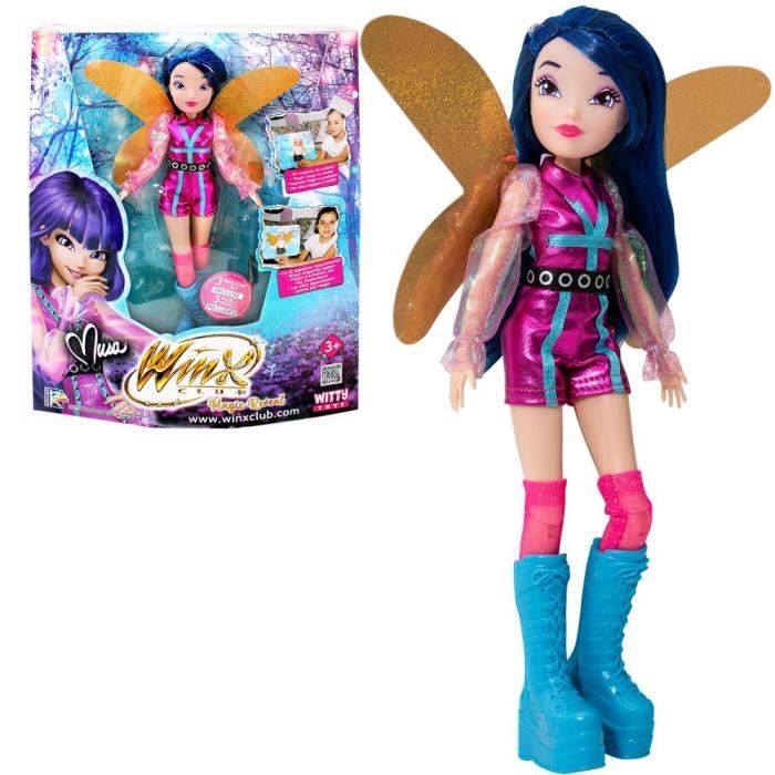 Musa - Magic Reveal Poupée - Winx Club - Avec Ailes Interchangeables