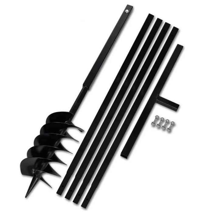 SALE 2025Perceuse de Sol VIDAXL - Tarière de sol avec manche 150 mm et tube dextension 5 m Acier chill925745
