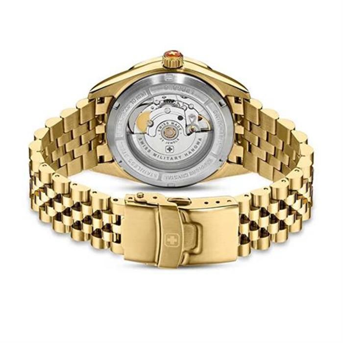 Montre - SWISS MILITARY HANOWA - Diligenter Automatic - Or - Acier - 10 ATM