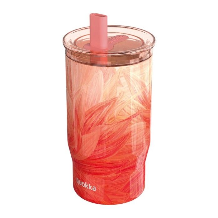 Tasse isotherme - QUOKKA - Brume - Acier inoxydable - 720 ml - Paille en silicone Tasse isotherme - QUOKKA - Brume - Acier inoxydable - 720 ml - Paille en silicone