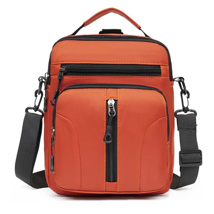 Sacoche à Bandoulière Homme Poitrine Imperméablepour à Pied Cyclisme Voyage et Sport XD1386 Orange