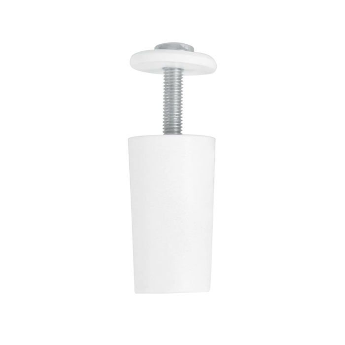 Butée pour volets roulants, en plastique, blanc, amortisseur avec vis ...