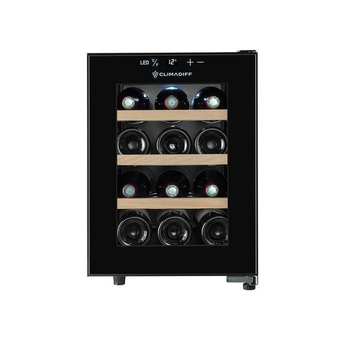CUVEE12 – Cave à vin – Climadiff – 12 bouteilles – 1 zone – 345 × 460 × 480 cm – Classe E – 22 dB - Climadiff