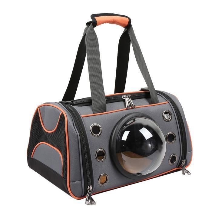 Sac de Transport chien et chatTransporteur respirant pour animaux de compagnieSpace Capsule Sac main Bandoulire Panier