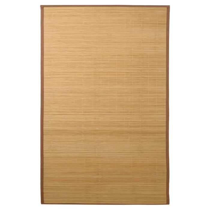 Tapis en bambou 100x160 cm Marron--Mothinessto1724