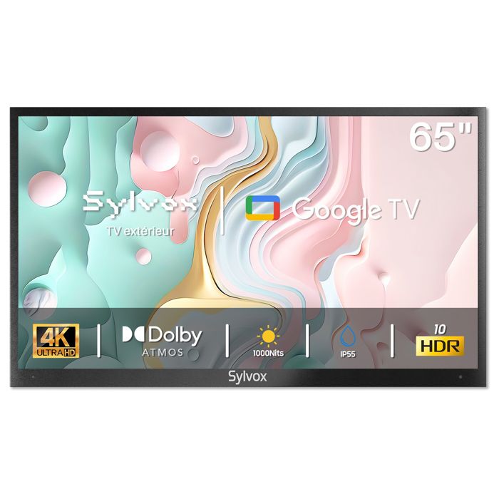 TV LCD SYLVOX Deck Pro 2.0 Google TV 1000 nits IP55 étanche
