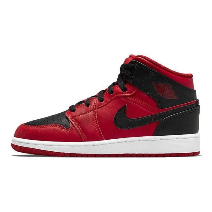 CHAUSSURES DE BASKET-BALL Air Jordan 1 Mid Reverse Bred