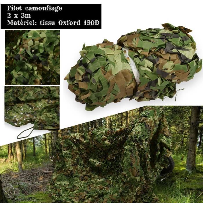 Filet De Camouflage Armée Vert - Feuillage Pour Chasse Et Camping