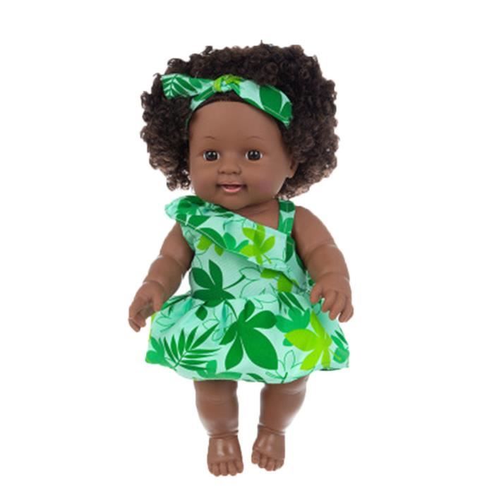 Bebe Noir Africain Noir Mignon Boucle Noir 30cm Vinyle Bebe Jouet Whlg Do Achat Vente Poupee Cdiscount