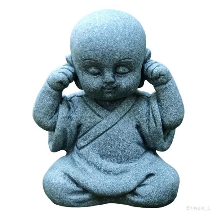 2 Statuettes Bouddha Miniatures En Laiton - 2,8x2,4cm, Porte-Bonheur, Décoration Bureau Ou Maison