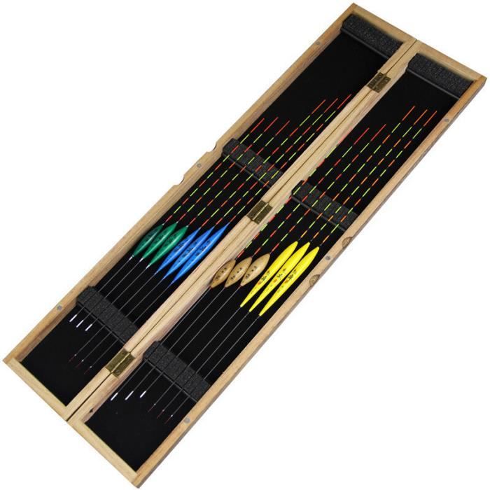 Flotteurs De Pêche En Bois Lot De 5 - Poids 2g, 3g, 4g - Pour Eaux Peu Profondes, Petits Poissons