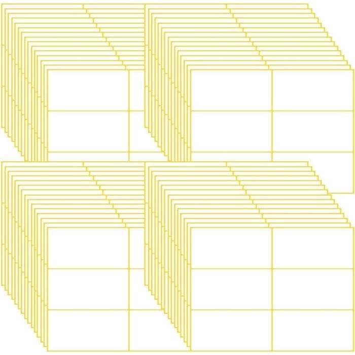 250 Étiquettes Adresse Transparentes - Autocollantes, Imperméables - 60x30 Mm - Personnalisables