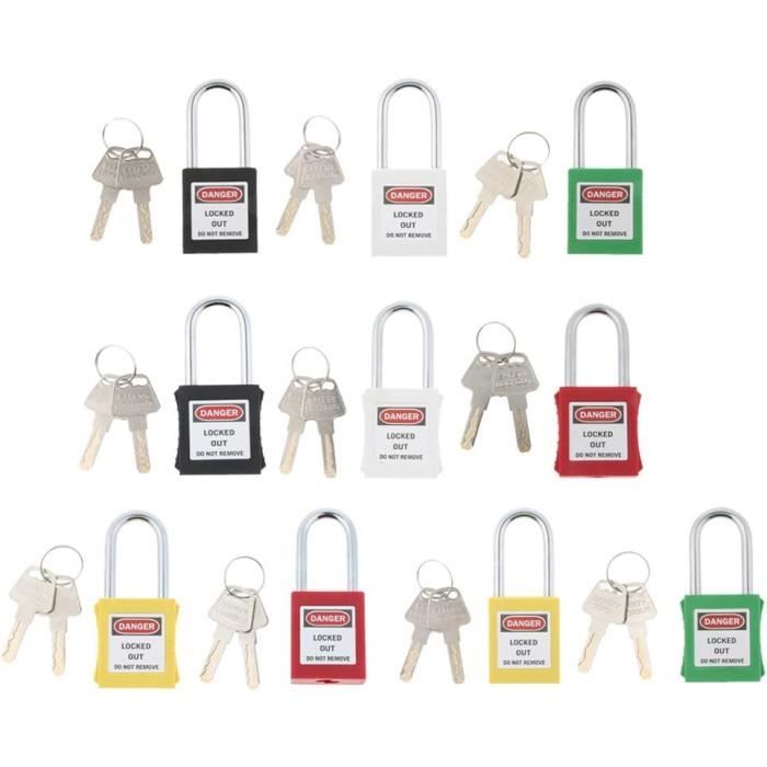 Androxeda 3 Pièce ini Cadenas Valise avec 2 Clés Petits Cadenas à