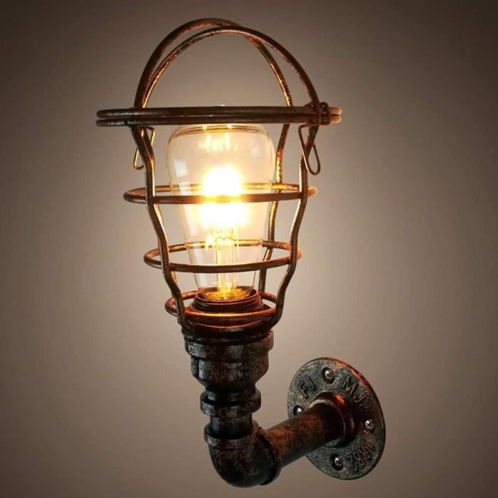 Tube D'eau Lampe Murale Vintage Nostalgie Applique Murale Rétro Industrielle E27*5 Métal Lampes À Bougie Métal Calibre Fer Forgé Bar Restaurant Éclairage Lustres Chambre Café Étude Pendentif Suspendue Tube D'eau Lampe Murale Vintage Nostalgie Applique Murale Rétro Industrielle E27*5 Métal Lampes À Bougie Métal Calibre Fer Forgé Bar Restaurant Éclairage Lustres Chambre Café Étude Pendentif Suspendue