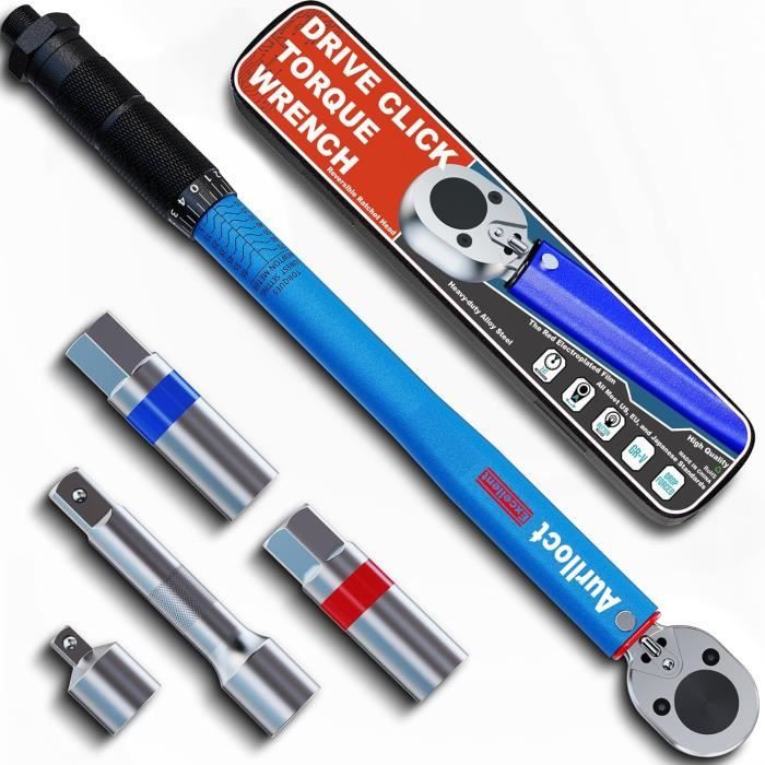 Clé Dynamométrique 3/8 ETOOLAB – 5-70 N·m, Précision ±3%, 72 Dents, Manche Vert