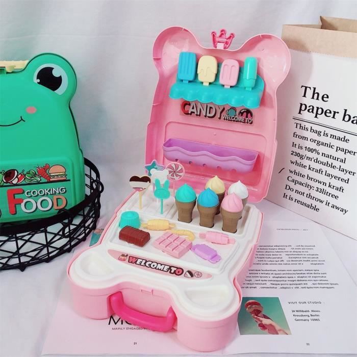 Enfants Faire Semblant Jeu Creme Glacee Gateau D Anniversaire Cuisine Ensemble Jouet O593 Cdiscount Au Quotidien