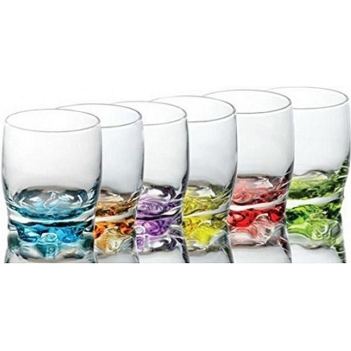 6 Verres A Jus Verres A Eau Verres A Soda Fond De Couleur 250 Ml Cdiscount Maison 6 Verres A Jus Verres A Eau Verres A Soda Fond De Couleur 250 Ml Cdiscount Maison