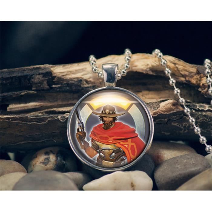 Collier Pendentif Tournant Las Vegas Raiders - Face De Pirate Avec Médaillon - Chaîne Incluse 23 Pouces