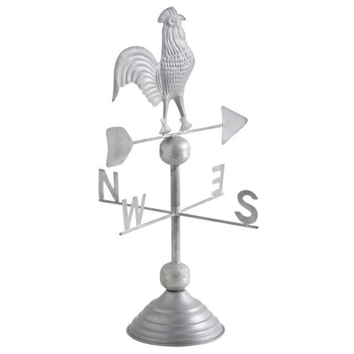 Girouette Coq Sur Pied En Metal Galvanise Achat Vente Girouette Cadran Girouette Coq Sur Pied En M Cdiscount