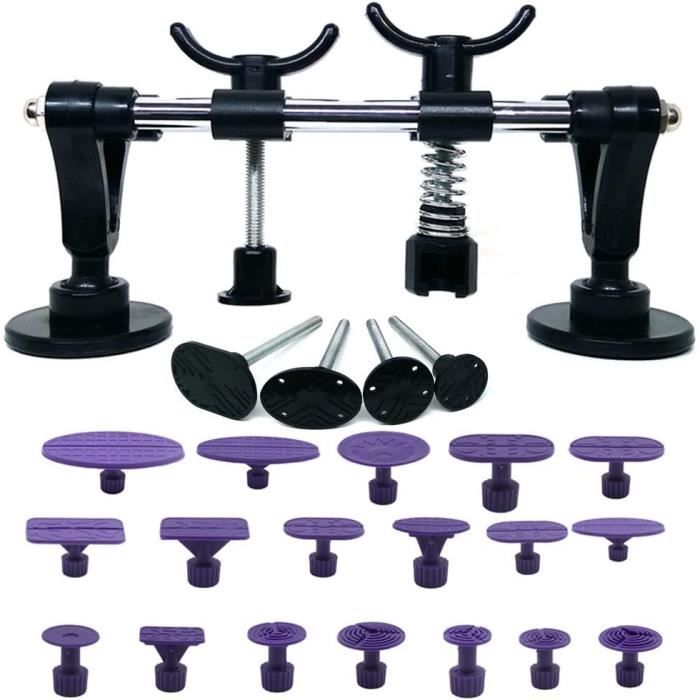 Outils De Débosselage Sans Peinture 25PCs Kit Débosselage Carrosserie Réparable 0,5-9 Cm
