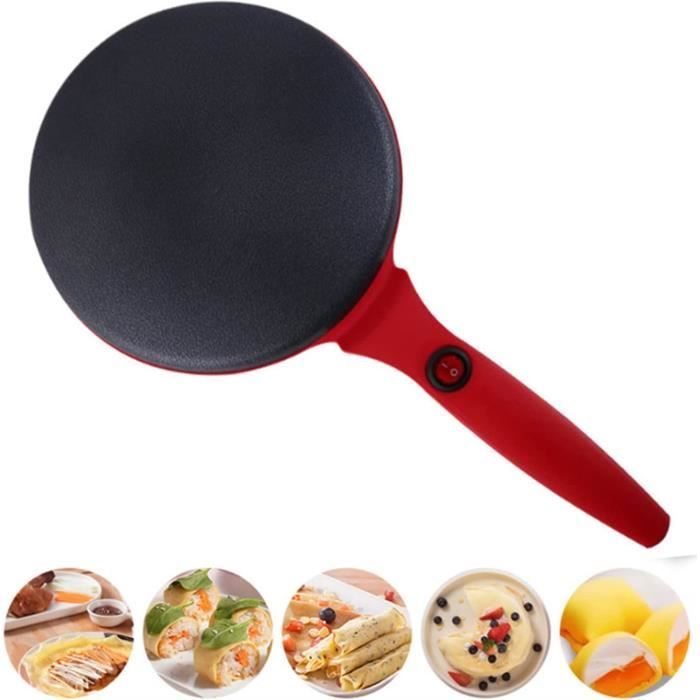 Crêpière Électrique Antiadhésive - 7.8 Pouces - Contrôle Température Automatique - 600W