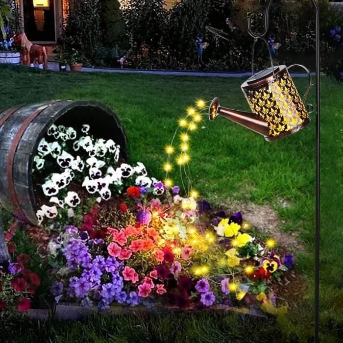 Arrosoir Solaire Extérieur Lampe, 41LEDs 720mm Lanterne Solaire avec Arrosoir Solaire Extérieur Lampe, 41LEDs 720mm Lanterne Solaire avec