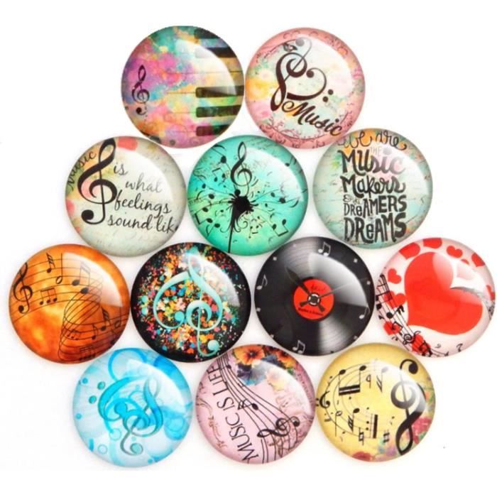 Aimant Frigo Pop Art Keith Haring En Acrylique, Motif "Un Cœur" Multicolore - Fait Main Au Royaume-Uni, Déco Originale Et Joyeuse