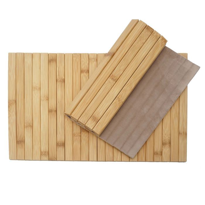 2x Rack de dépose pour accoudoir HWC-E72 bambou flexible 45x30cm
