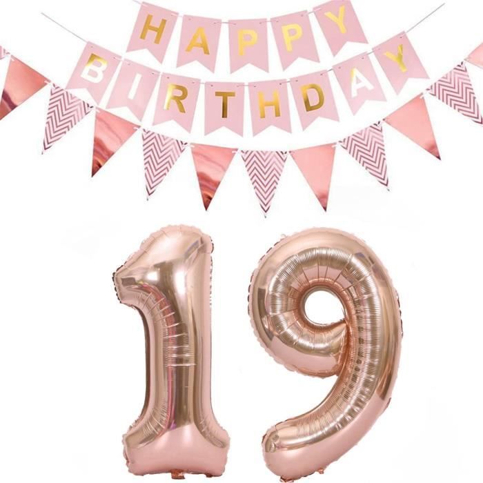 7 Ans enfant garçon fille fête d'anniversaire décor Ballon de papier  d'aluminium de 32 pouces - Cdiscount Maison