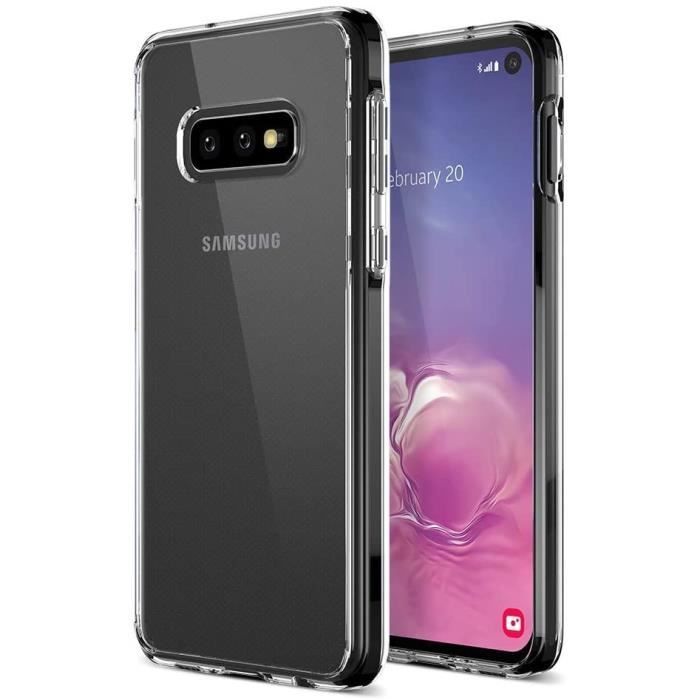 Feuilles Ultra Mince Anti Choc CICIBER Coque Samsung Galaxy S10e Housse Silicone Transparente Motif TPU Souple Etui de Protection Anti Rayures Coque 