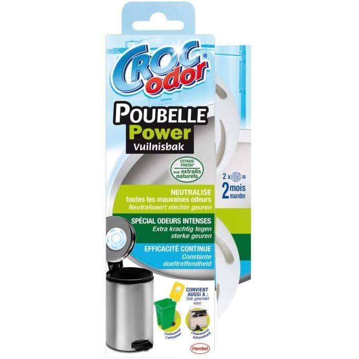 Désodorisants Autocollants Pour Poubelle - Lot De 4 - Parfum Citron Vert - Jusqu'à 30 Jours - Neutralise Les Odeurs