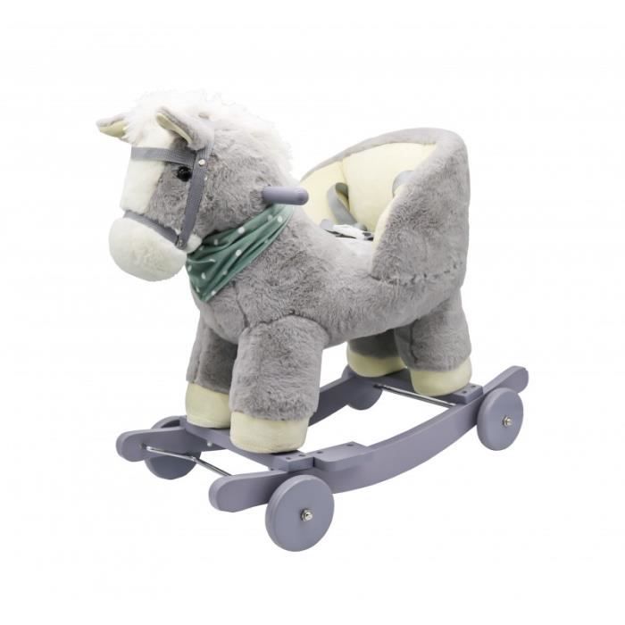Cheval a top bascule gris