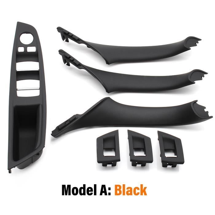 Ensemble noir LHD - ensemble de 4 pi?�ces de couverture de panneau'accoudoir int?�rieur de porte 