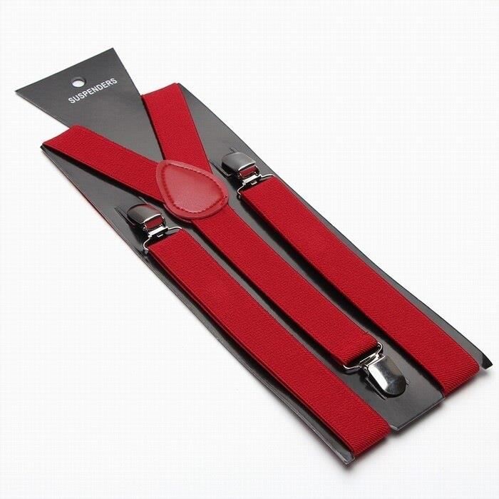 Bretelles Élastiques CTM Pour Homme - Largeur 5,1 Cm - Clip Métal - Style X-Back
