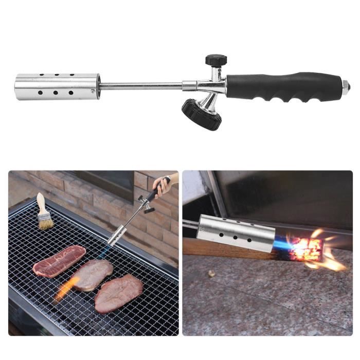 Briquet à Gaz, Pistolet à Flamme 1300℃ Facile à Connecter Pour Barbecue Fiestas Pour Torche De - 3