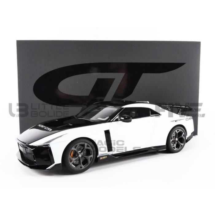 Voiture Miniature de Collection - GT SPIRIT 1/18 - NISSAN GT-R50 Test Car - White / Black - GT853
