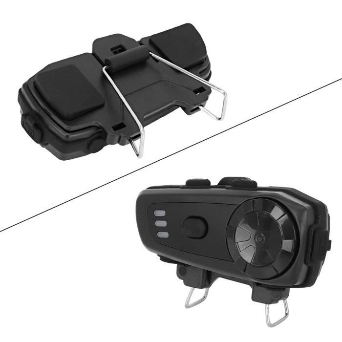 Fdit interphone Bluetooth M6 casque de moto interphone moto MP3 sans fil Bluetooth casque