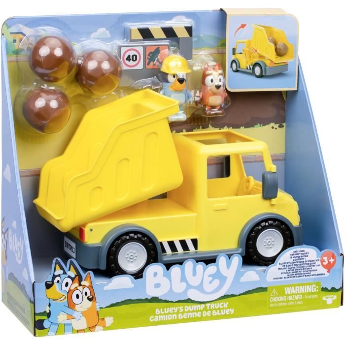 Camion benne BLUEY Bluey et Bingo Figurines incluses Accessoires personnalisables