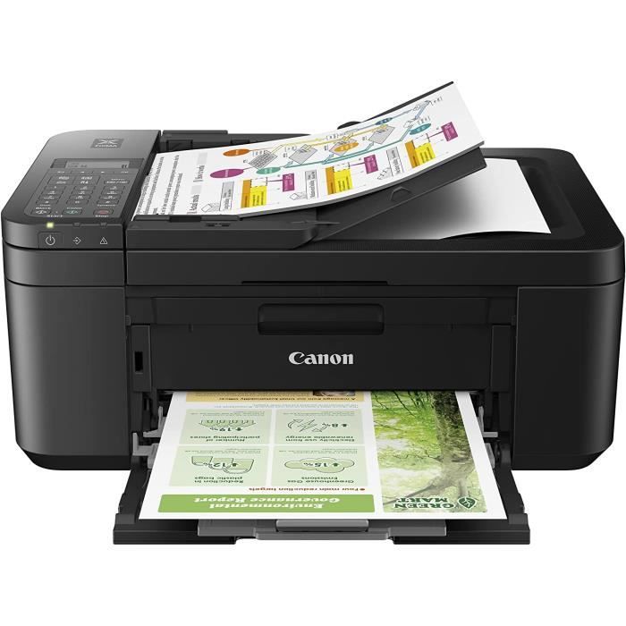 Canon PIXMA TR4650 Imprimante Multifonction A4 imprimante, Scanner, photocopieur, fax Chargeur Automatique de Documents 5072C
