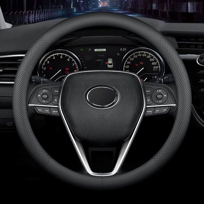 Housse De Volant En Cuir Premium Pour Suzuki Jimny FJ 1998-2018 - Respirante, Antidérapante Et Ultra Confortable