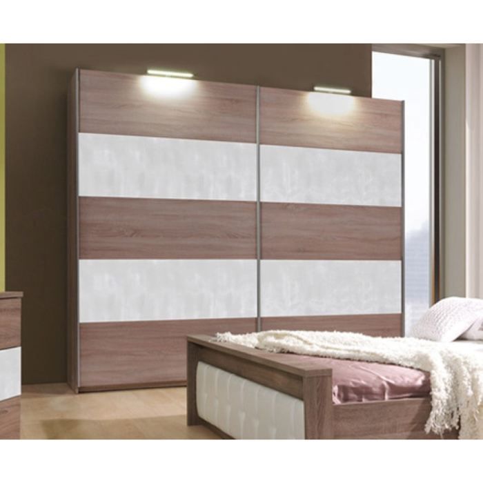 Armoire Design Paula En Bois Naturel 2m50 Achat Vente Armoire De Chambre Armoire Paula En Bois 2m50 Bois Soldes Cdiscount
