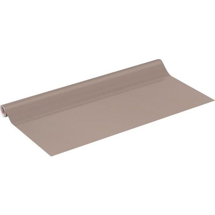 D-C-FIX - Adhésif rouleau uni brillant taupe 2 m x 45 cm