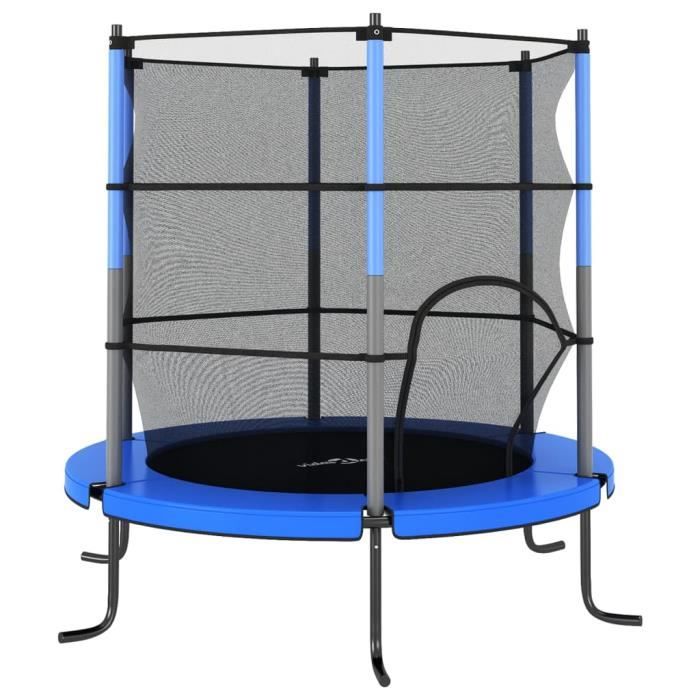 Jumpking - Trampoline avec filet de sécurité ovale 351 cm noir Jumpking - Trampoline avec filet de sécurité ovale 351 cm noir