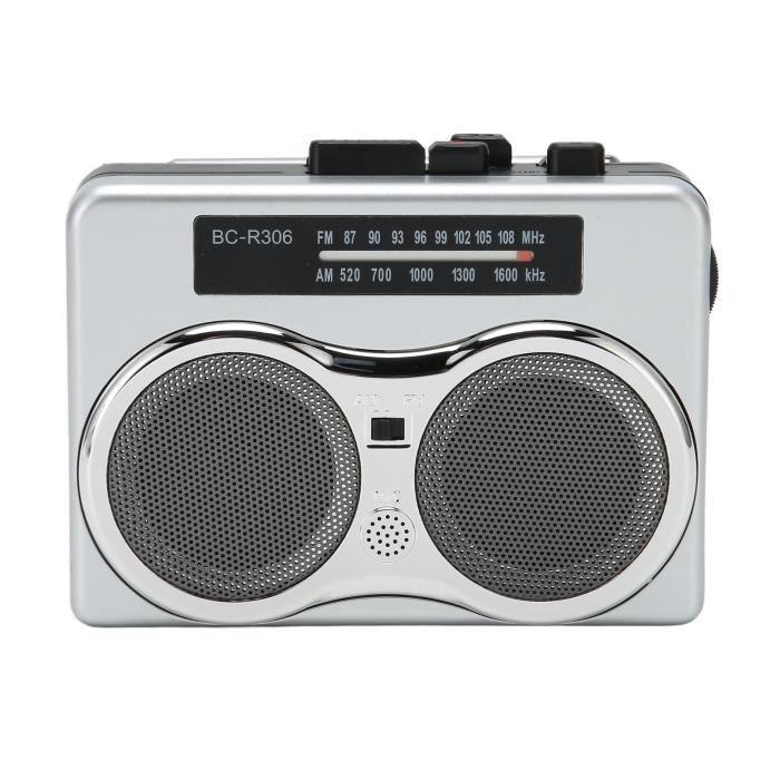 Luernas Lecteur Et Enregistreur De Cassette Rétro Portable Avec Radio