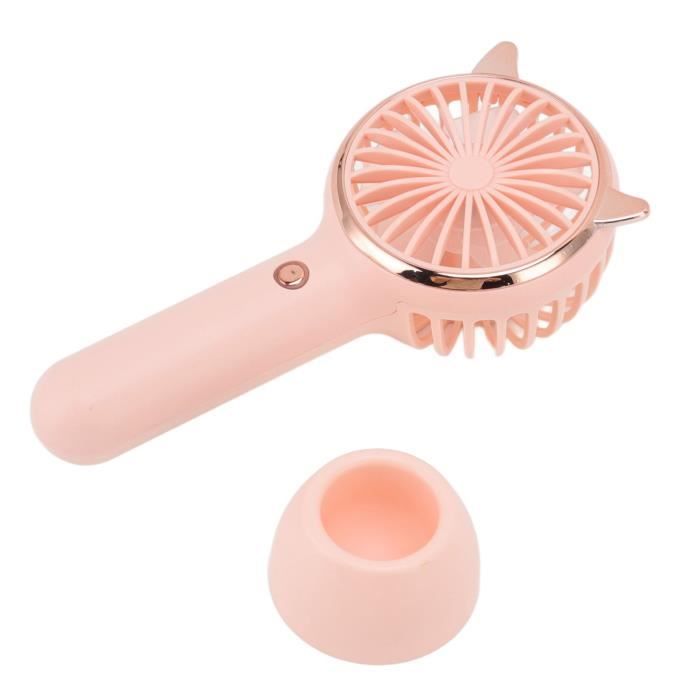EJ.life Cat Ears Handheld Fan, Portable Fan Cartoon Shape 600mAh ...