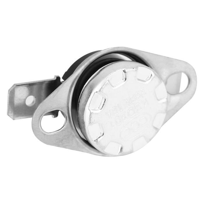5 Pcs KSD301 Interrupteur Thermostat De Contrôle De Température Interrupteur Thermique 250V10A Normalement Fermé (85 ℃)Argent