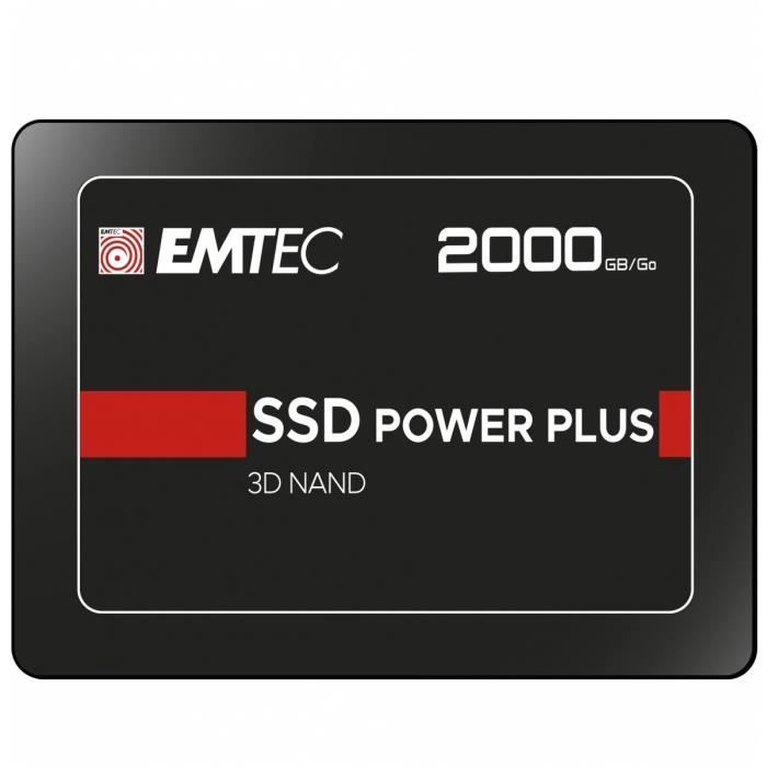 EMTEC X150 2.5'' 2000 GO SÉRIE ATA III 3D NAND (ECSSD2TX150)
