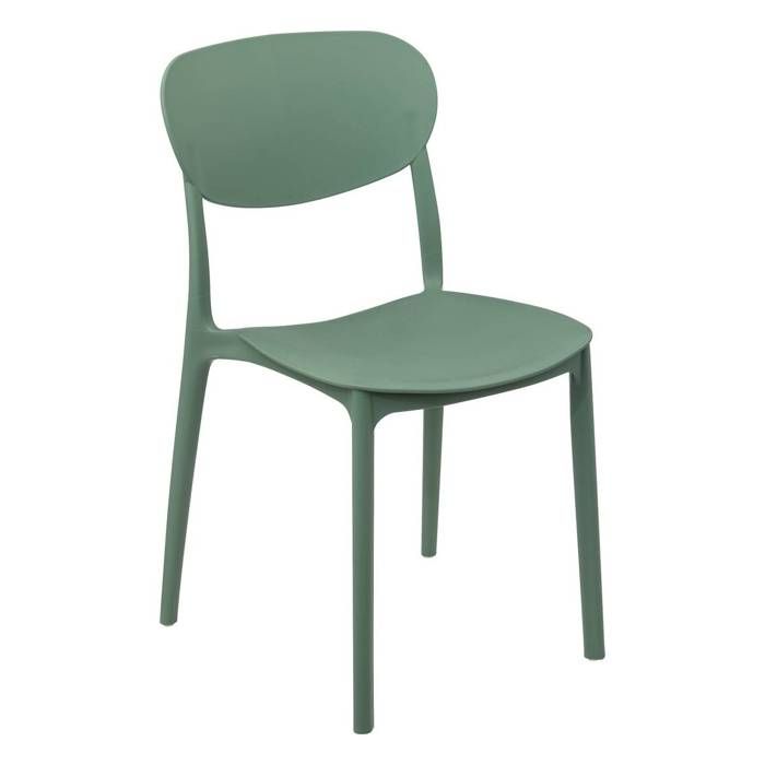 Chaise empilable plastique vert Plasta - 5five