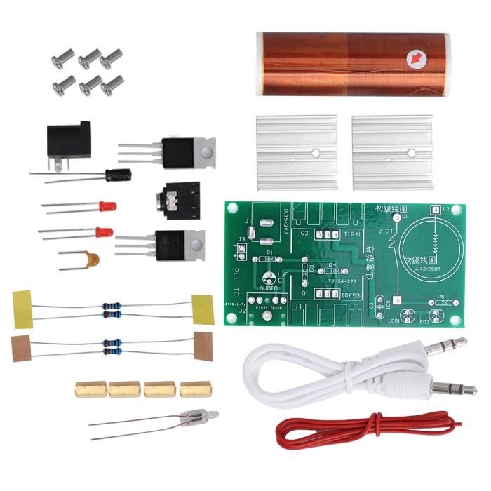 Zerone Bobine De Tesla Mini Bobine Tesla Alimentée Par Batterie Sans